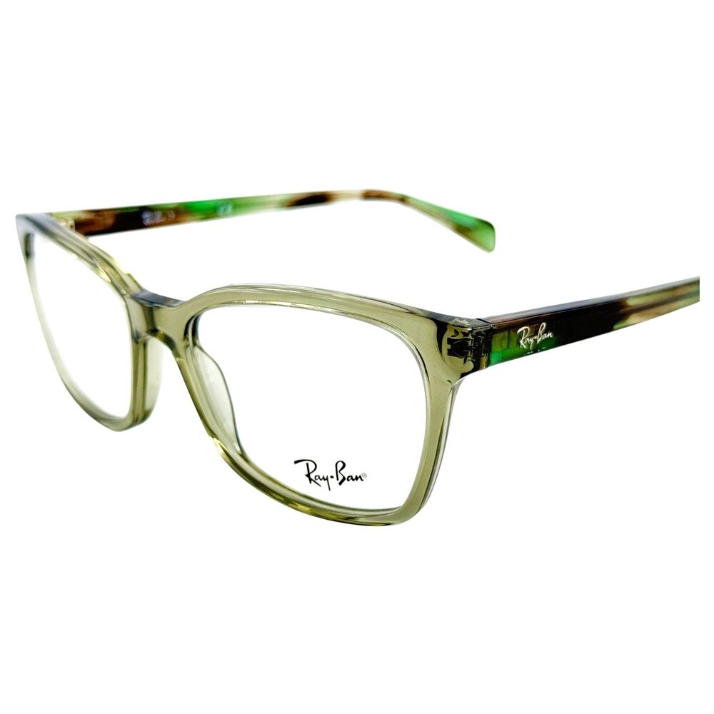Ray Ban RB5362 Womens Plastic Eyeglass Frame 8178 Transparent Green 52-17 - Picture 2 of 5